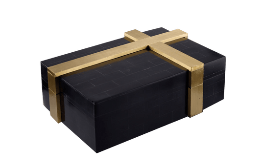 Black Box with Gold Ribbon