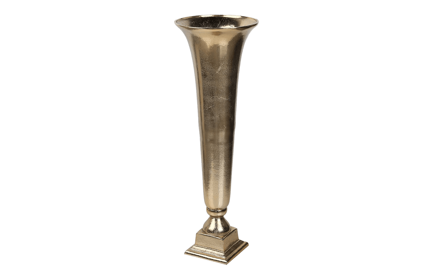 Gold Funnel Vase