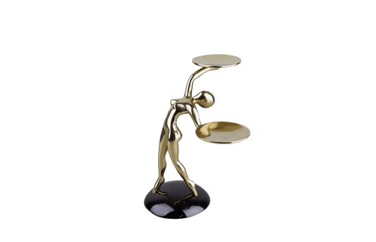 Gold Women's Candle Holder
