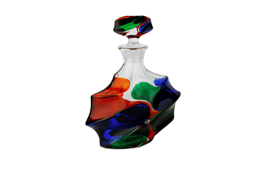 Colored Crystal Modern Glass Bottle 600 Ml