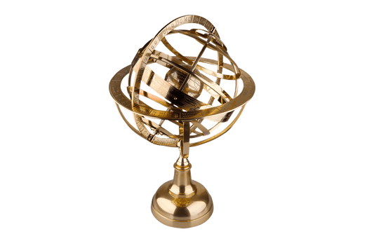 Gold Footed World Decor
