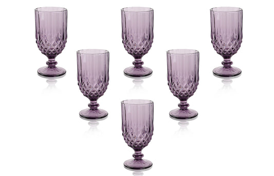 Glass Goblet Set of 6
