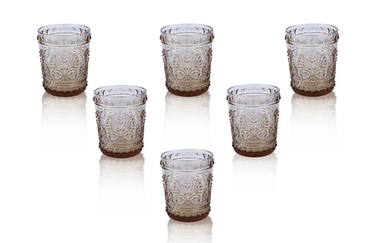 Glass Water Glass Set of 6