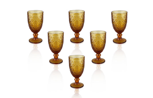 Glass Goblet Set of 6