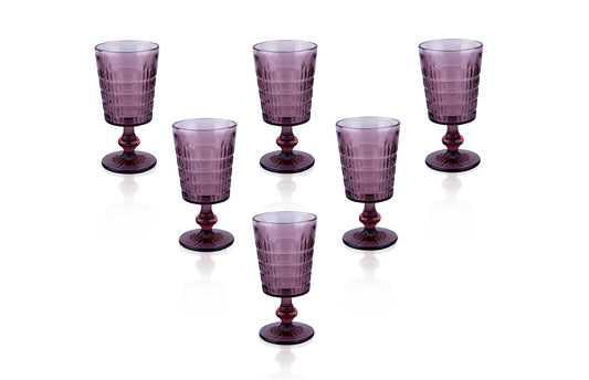 Glass Goblet Set of 6