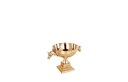 Gold Horse Fruit Bowl