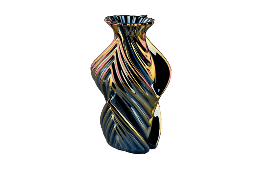 Renkli Boğumlu Vazo
